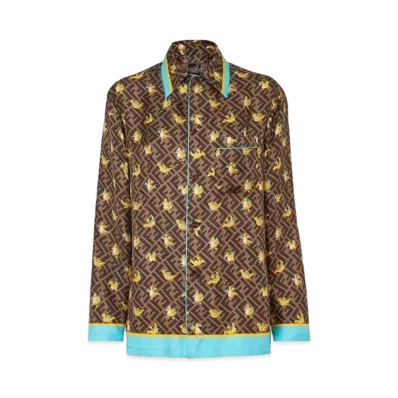 Pokemon x Fragment x FENDI Women's Dragonite Shirt "Brown"