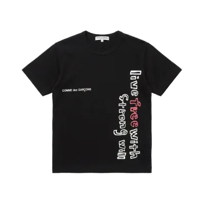 COMME des GARCONS Message T-Shirt "Black"