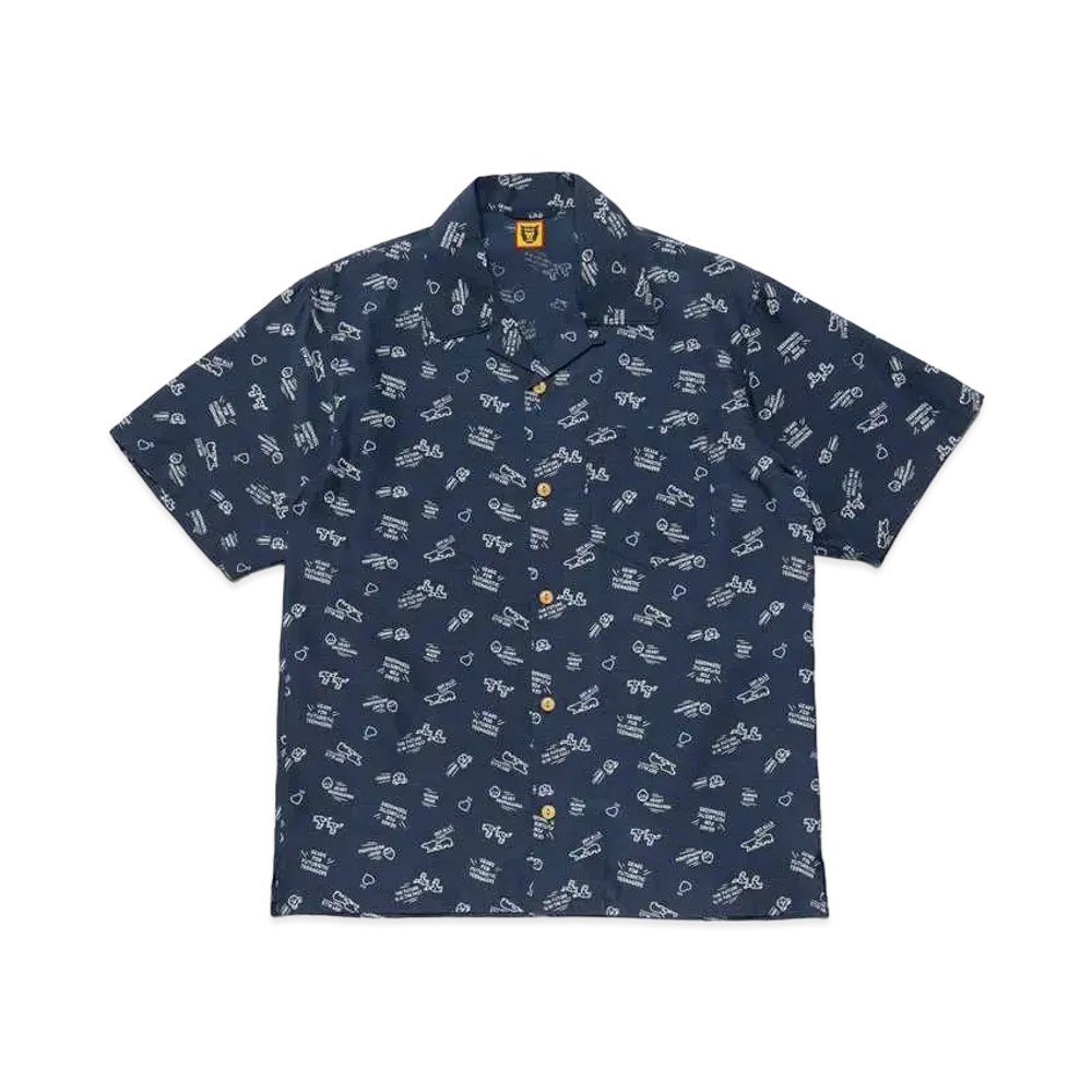 HUMAN MADE ANIMAL ALOHA SHIRT "Navy"