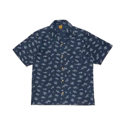 HUMAN MADE ANIMAL ALOHA SHIRT "Navy"