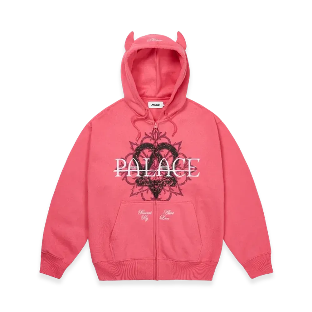 PALACE x HIM Tri Gram Hood "Pink"