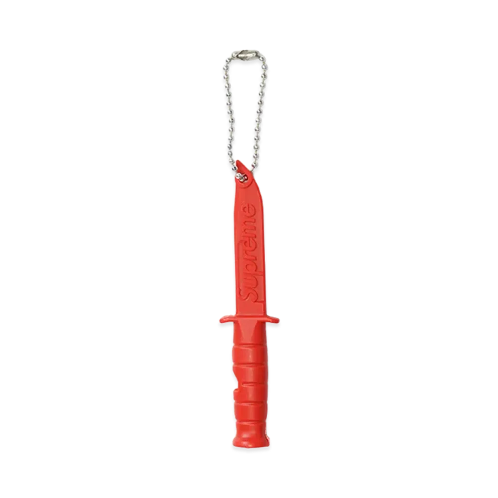 Supreme x Ka-Bar Emergency Whistle Keychain "Red"