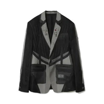 UNDERCOVER Silk Organdy Jacket "Black"