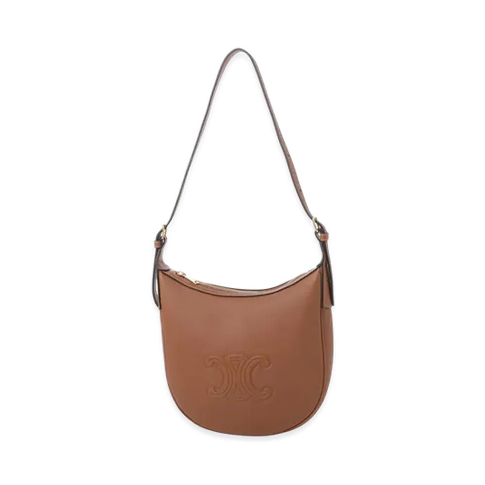CELINE Small Heloise Cuir Triomphe "Tan"