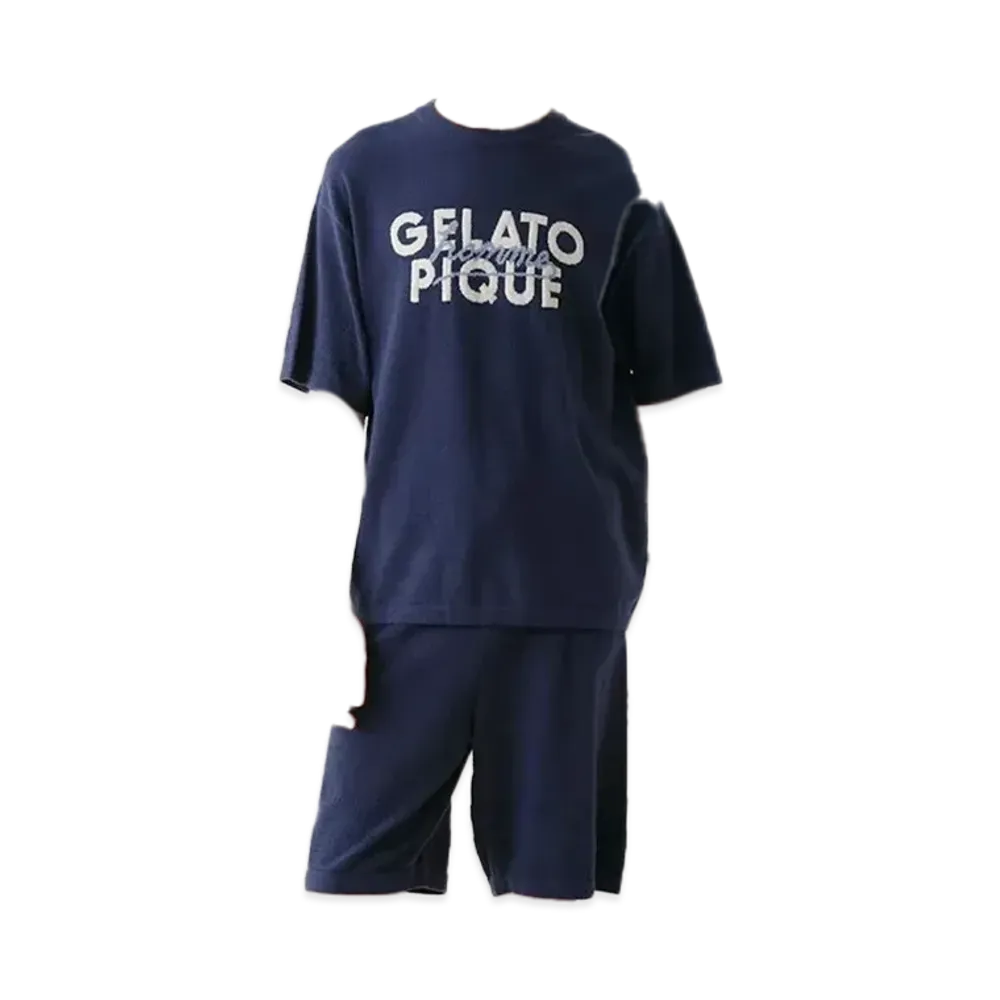 GELATO PIQUE Homme Smoothie Little Logo Setup "Navy"