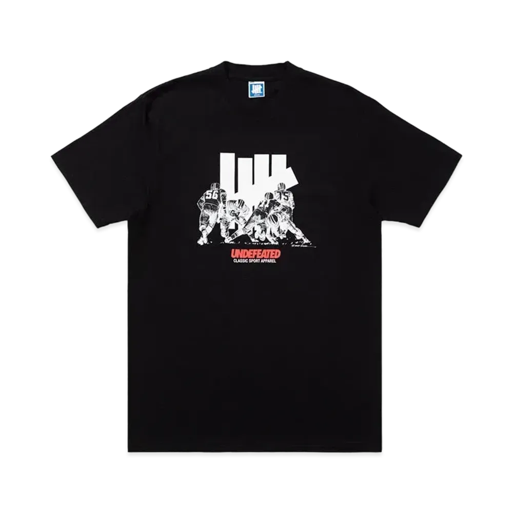 UNDEFEATED RIGER ENDZONE S/S TEE - 80263 "Black"