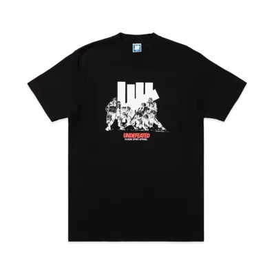 UNDEFEATED RIGER ENDZONE S/S TEE - 80263 "Black"