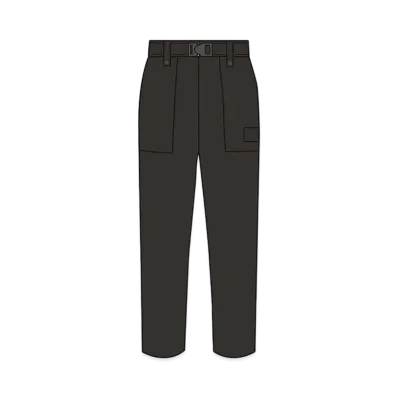 Dior x Sacai Cropped Pants Cotton Faille "Black"
