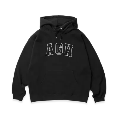APHRODITEGANG Agh Patch Hooded Sweat Shirt "Black"