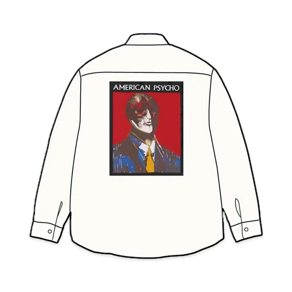 Supreme American Psycho Work Shirt "White"