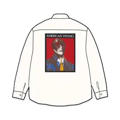 Supreme American Psycho Work Shirt "White"