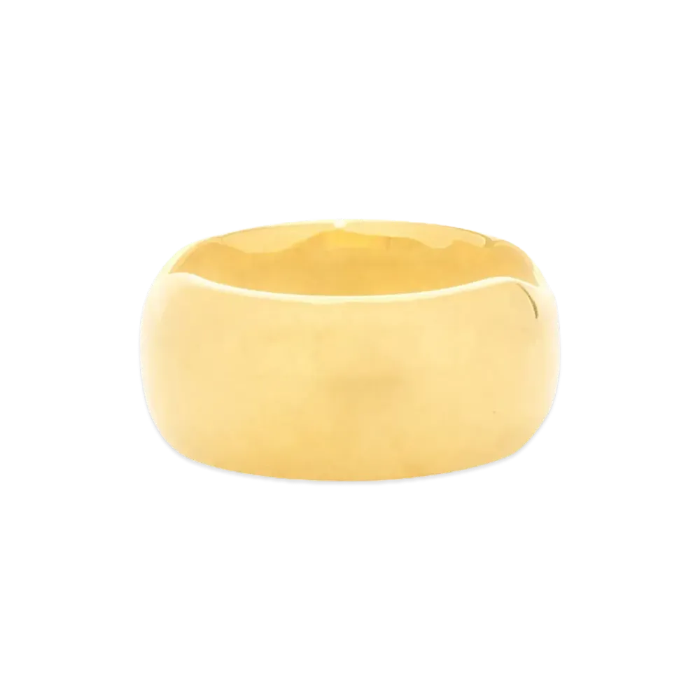 BALENCIAGA Women's Maxi Band Ring "Gold"