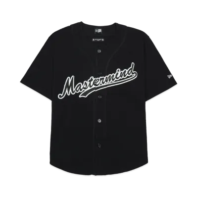 NEW ERA x mastermind JAPAN Heavyweight Cotton Baseball Shirt mastermind JAPAN SS26 "Black"