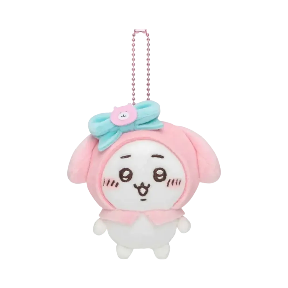 Gray Parka Service -Chikawa- Chikawa x Sanrio Characters Petit Mini Mascot (Chiikawa My Melody)