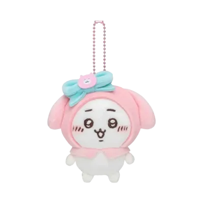 Gray Parka Service -Chikawa- Chikawa x Sanrio Characters Petit Mini Mascot (Chiikawa My Melody)