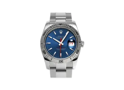 ROLEX Datejust Turn-O-Graph "Blue/Stainless Steel/White Gold"