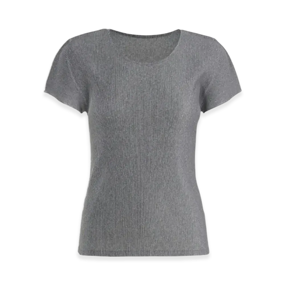 PLEATS PLEASE ISSEY MIYAKE Mist Basics "Light Gray"