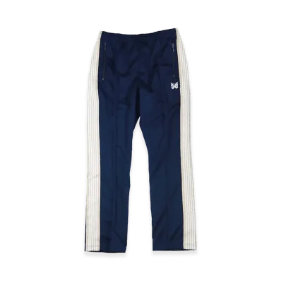 NEEDLES x The Gallery Box Exclusive Narrow Track Pants Poly Smooth Glitter "Glitter GrayLight Blue"