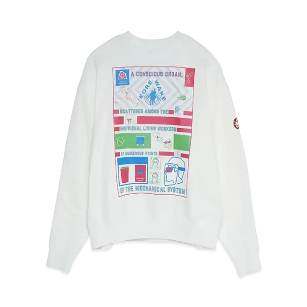 Cav Empt (C.E) CONSCIOUS ORGAN CREW NECK "White"