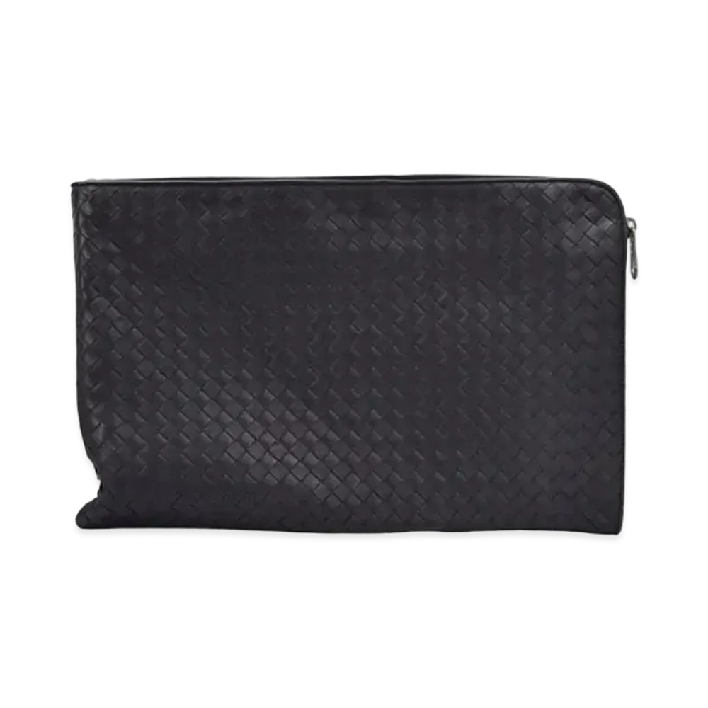 Bottega Veneta Intrecciato Document Case "Black"