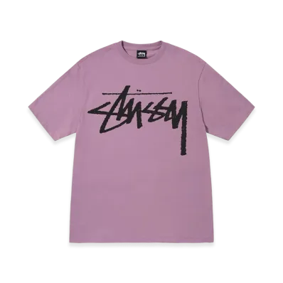 Stussy Big Stock Tee "Orchid"