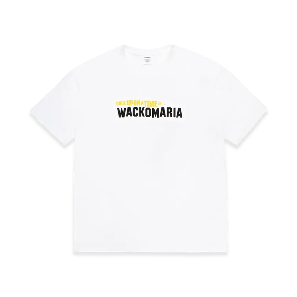 WACKO MARIA Washed Heavy Weight T-Shirt "White"
