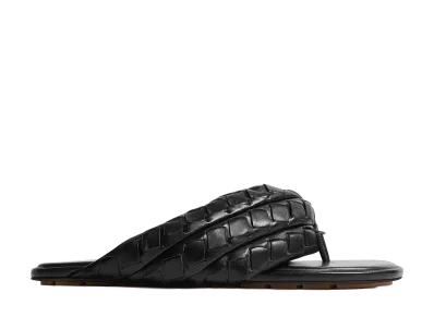 Bottega Veneta Salsa Thong Sandals "Black"
