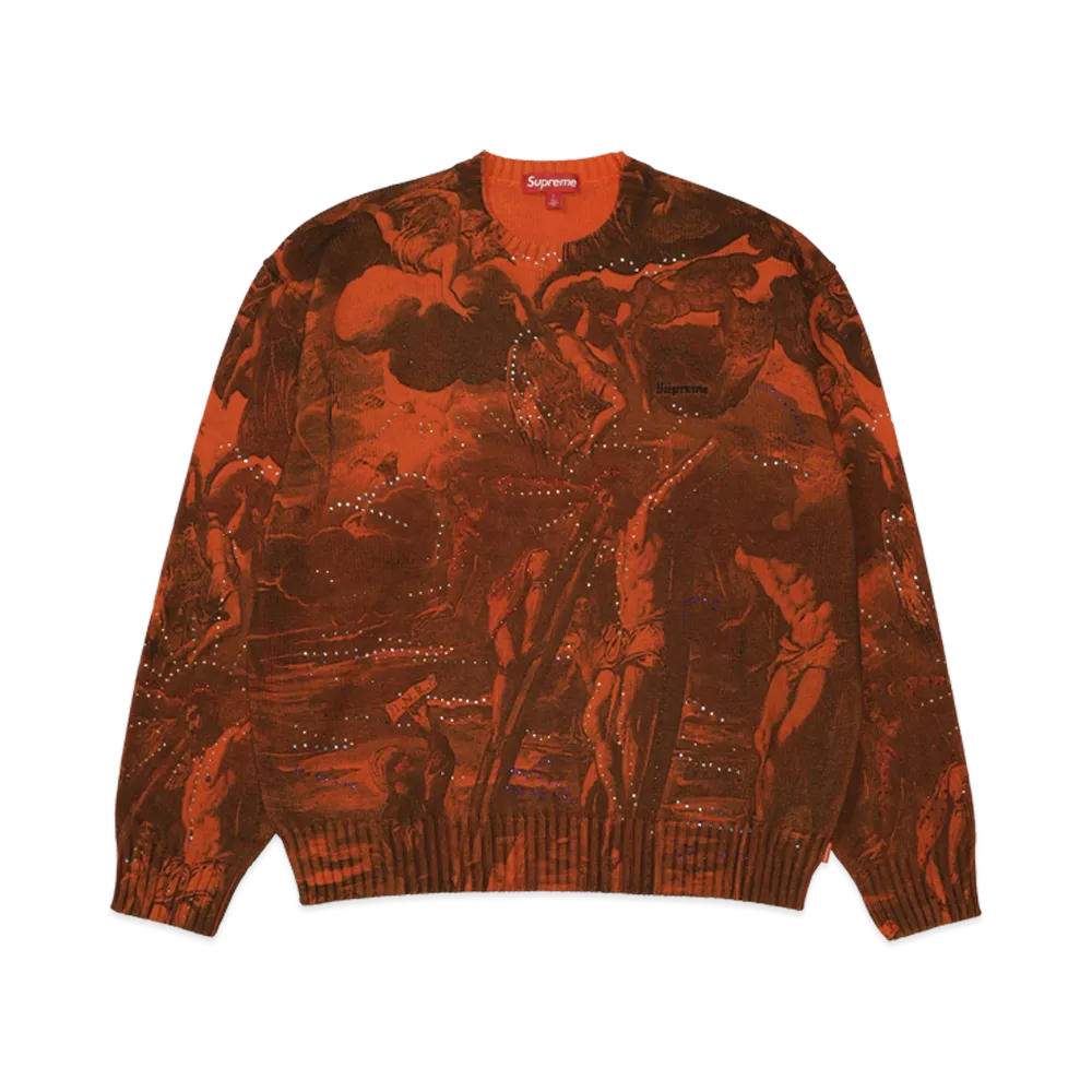 Supreme Crucifixion Sweater "Orange"