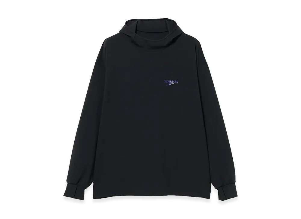 BEAMS x MIN-NANO x Speedo Rash Guard Hoodie "Black"