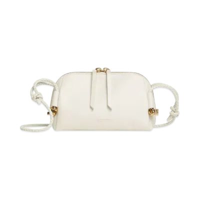 Bottega Veneta Concert Pouch "Chalk"