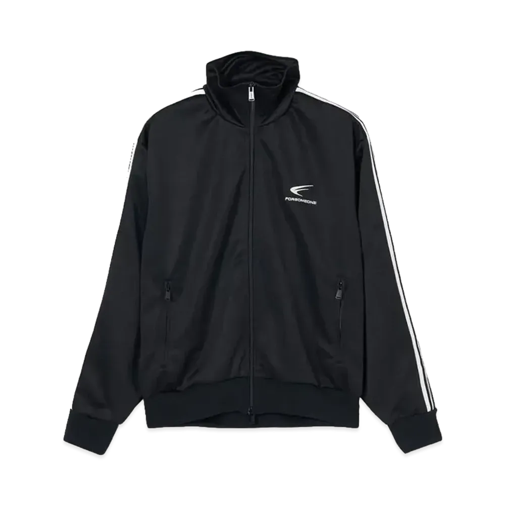 FORSOMEONE FF TRACK JACKET "BLACK"