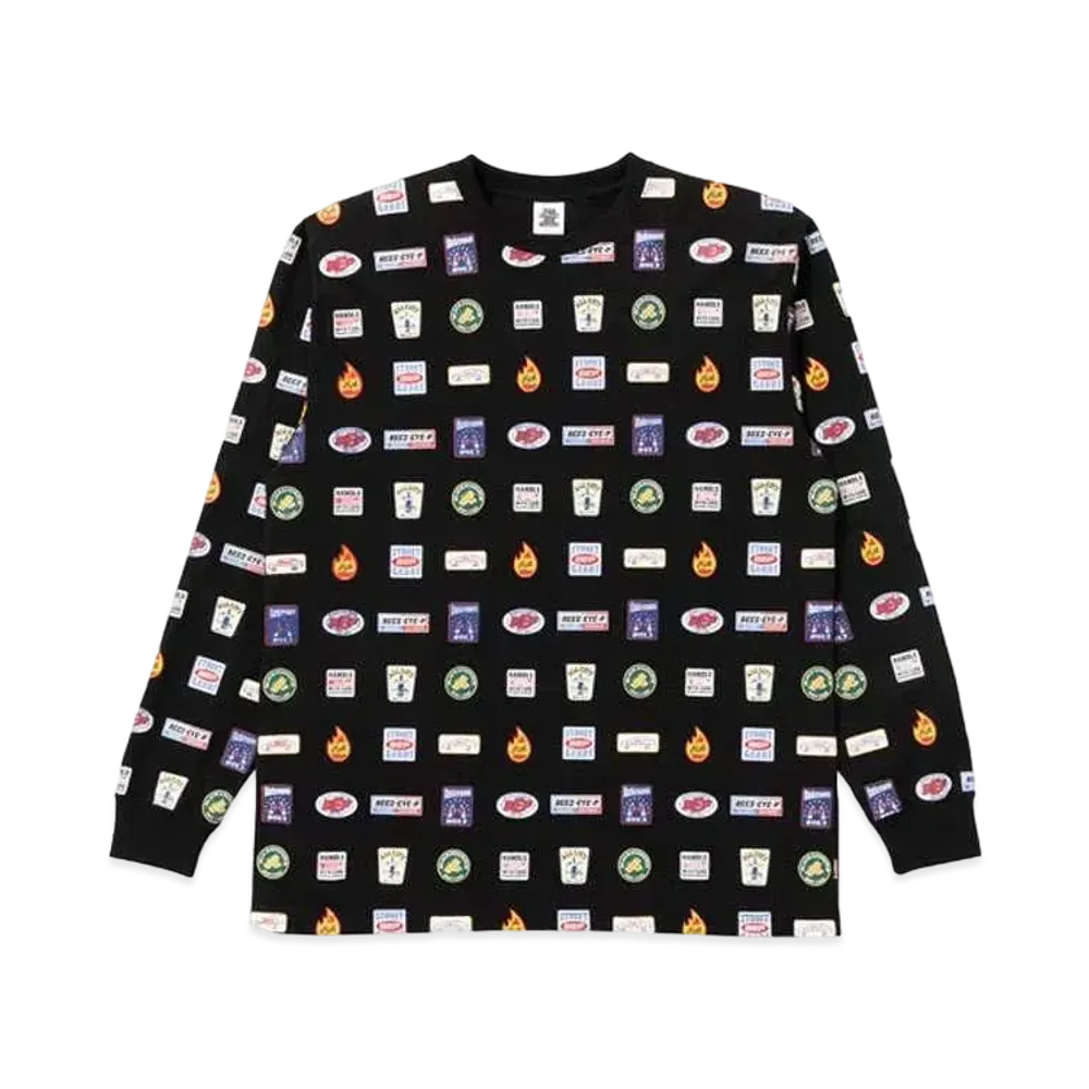 BlackEyePatch LOGOS L/S TEE "Black"