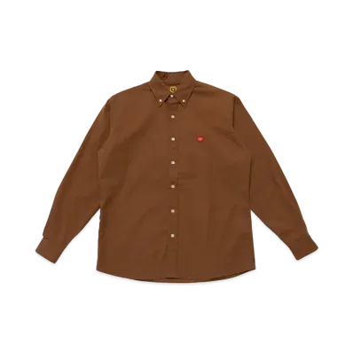 HUMAN MADE CHINO B.D SHIRT "Brown"
