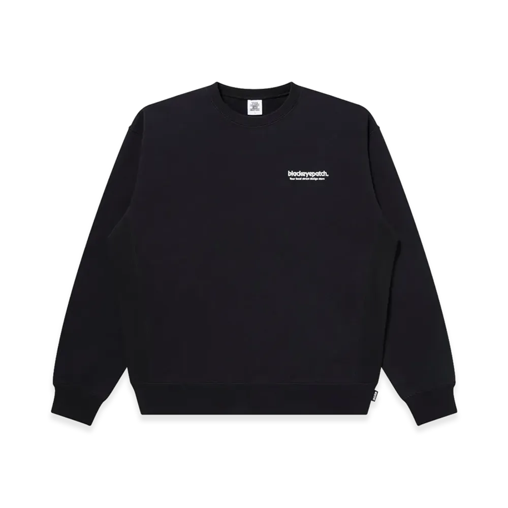 BlackEyePatch Design Store Crew Sweat "Black"