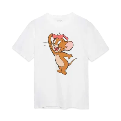 graniph x Tom and Jerry Sunglasses T-Shirts "White"