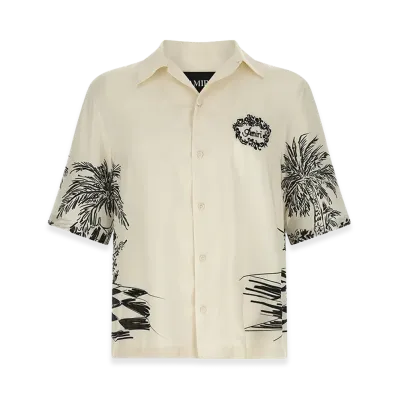 AMIRI 'Chateau Sketch' Shirt "White/Black"
