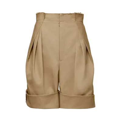 Maison Margiela Women's Skater Chino Shorts "Pink Beige"