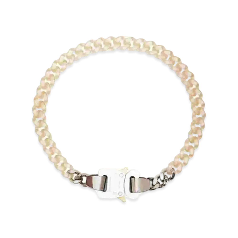 1017 ALYX 9SM Chain Buckle Choker "Beige"