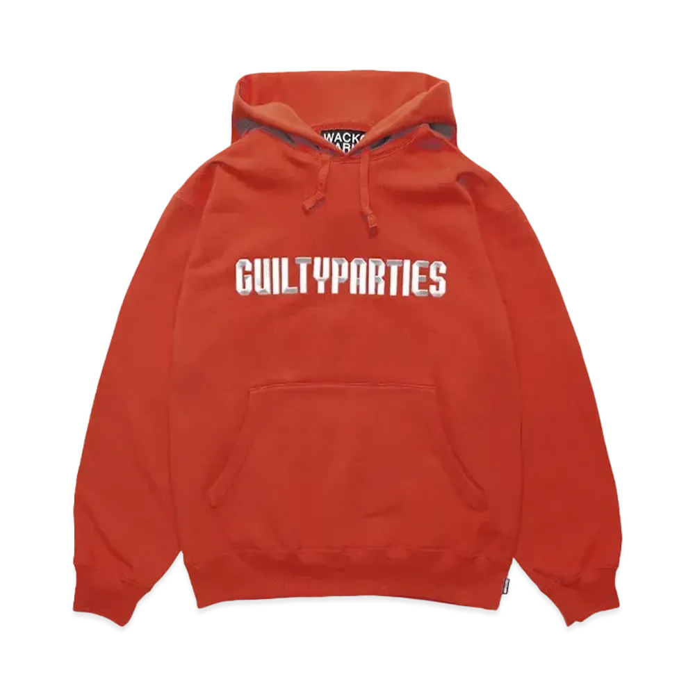 WACKO MARIA Heavy Weight Hooded Sweat Shirt "Red"