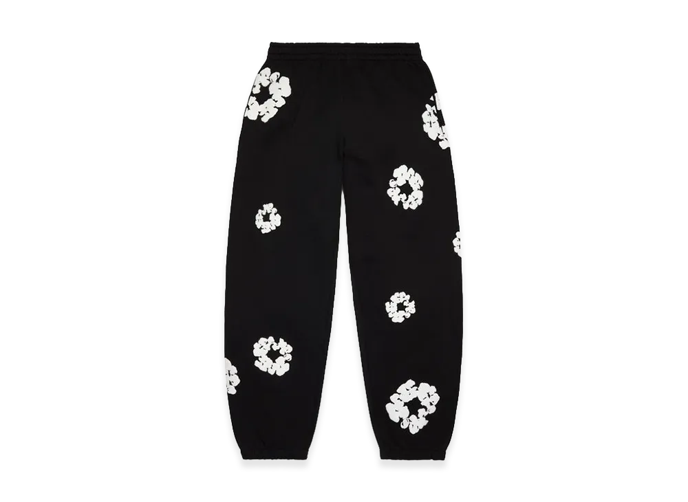 DENIM TEARS Cotton Wreath Sweatpants "Black"