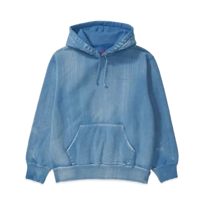 Supreme Brush Stroke Hooded Sweatshirt "Blue"