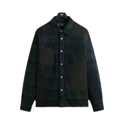 Kith Patchwork Jaydin Buttondown Shirt "Fairway"