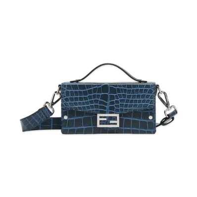 FENDI Baguette Soft Trunk "Blue"