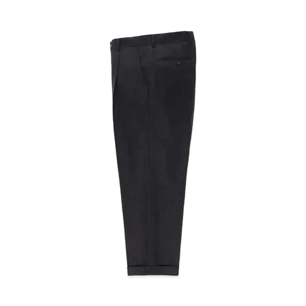 WACKO MARIA DORMEUIL Glitter Pleated Trousers Type-2 "Black"