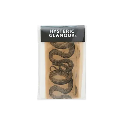 HYSTERIC GLAMOUR Snake Loop Stockings "Charcoal Gray"