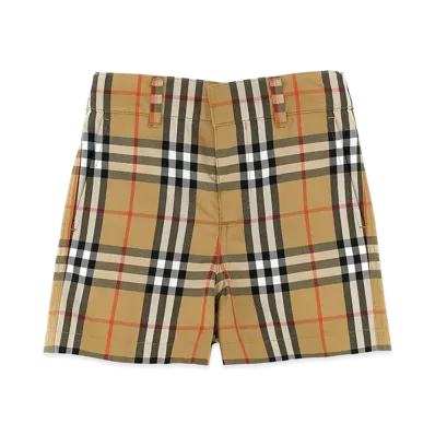 Burberry Kids Oscar Bermuda Shorts "Beige"