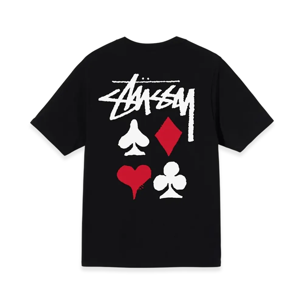 Stussy Full Deck 2 Tee "Black"