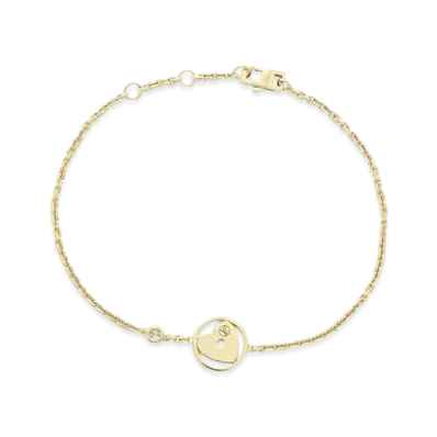 Louis Vuitton Pendentif Idylle Coeur Bracelet "Pink Gold"