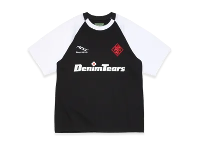 DENIM TEARS DT Football Raglan Tee "Black"