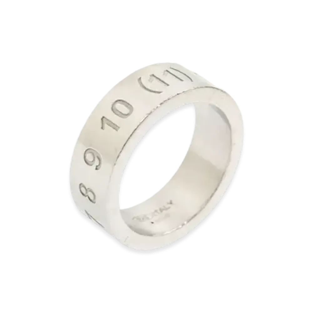 Maison Margiela Numerical Ring "Shiny Silver"